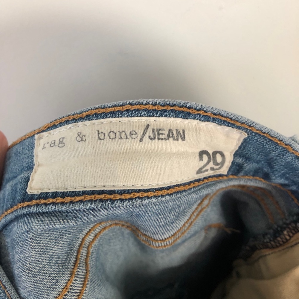 Rag & Bone Skinny La Costa Repair Distressed Jeans 29" - Picture 5 of 7